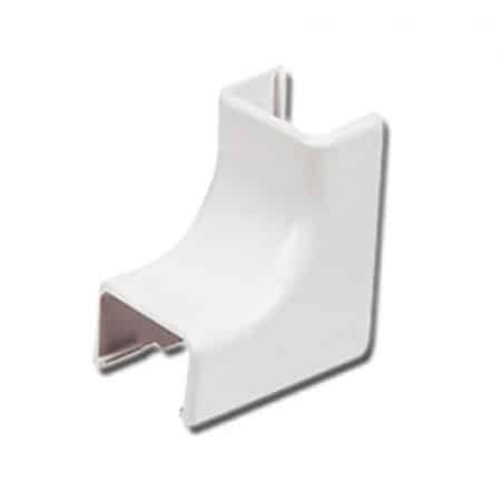 HellermannTyton TSR2W-33-1 Internal Corner Cover, 1-1/4in 1in Bend Radius, PVC, White,