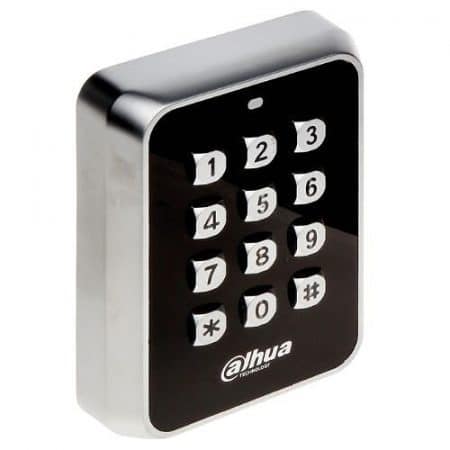Dahua DHI-ASR1101M-V1 Vandal-Proof RFID Reader with LED Indicator, 13.56MHz(Mifare), All-Metal Buttons with Blue