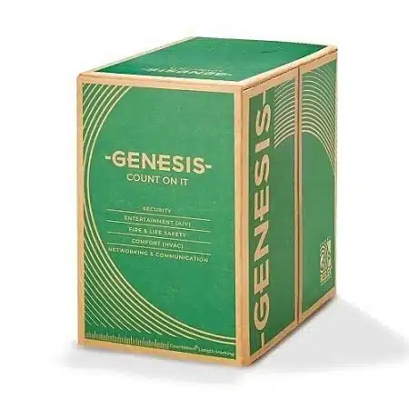 Genesis 32025512 22/2 Stranded Shielded Plenum Cable, CL3P, FPLP, CMP, FT6, 500' (152.4m), REELEX Pull Box, Natural - Image 3