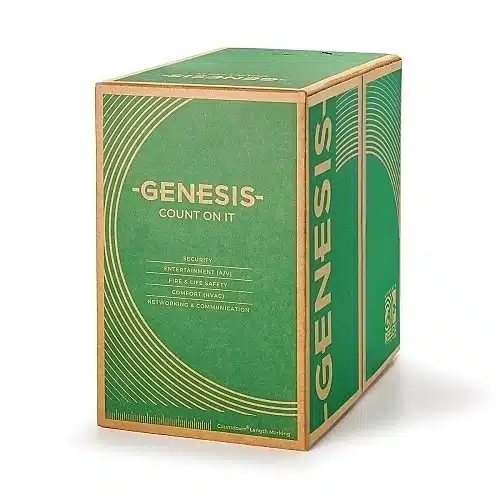 Genesis 32165512 18/6 Stranded Shielded Plenum Cable, CL3P, FPLP, CMP, FT6, 500' (152.4m), REELEX Pull Box, Natural - Image 3