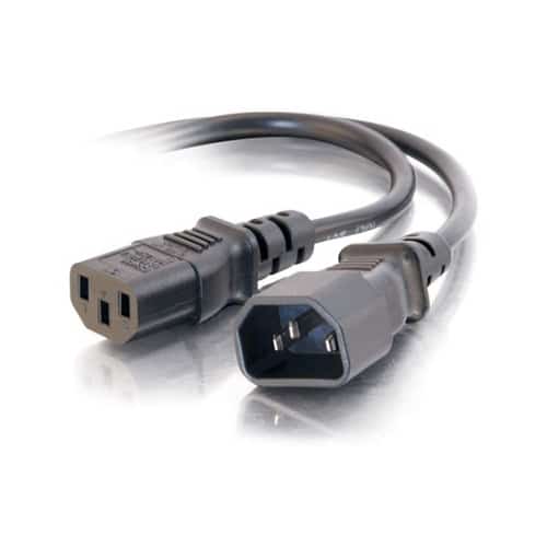 C2G CG03140 18 AWG Computer Power Extension Cord (IEC320C14 to IEC320C13), - Image 2