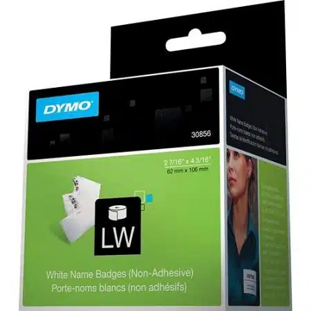 DYMO 30856 Non-Adhesive Labelwriter Name Badge Labels, 4.3" 3.6" 2.5", - Image 3