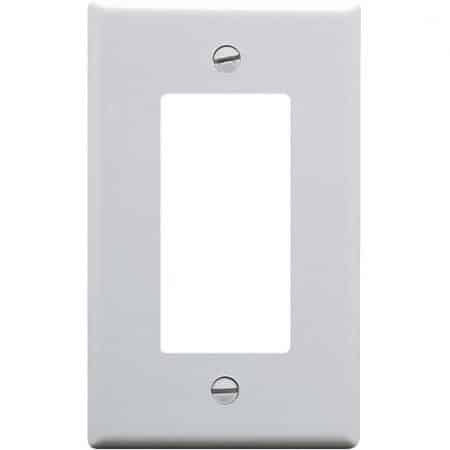 ICC IC107DFSWH Single-Gang Decorex Faceplate, One Insert Space,
