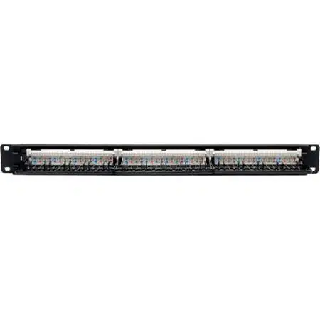 Tripp Lite N252-024 24-Port 1U Rack-Mount CAT6/CAT5 110 Patch Panel, 568B, RJ45 Ethernet, 19" Rackmount Ready, - Image 3