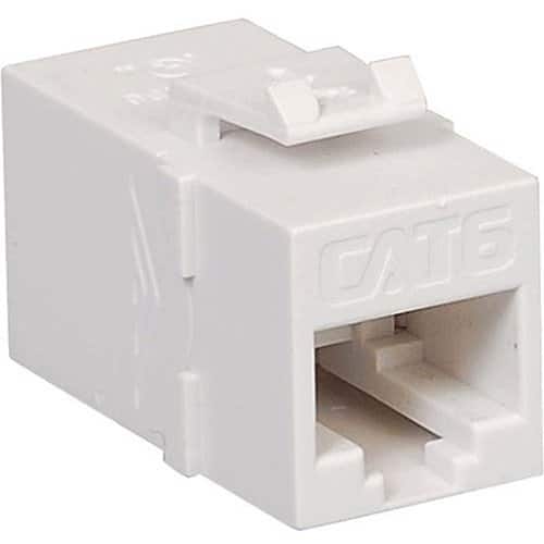 ICC IC107CP6WH CAT6 RJ45 Keystone Coupler, HD Style,