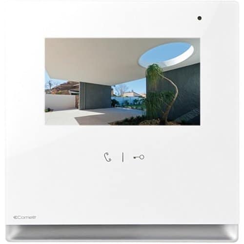 Comelit 6602W ICONA Series Hands-free Video Intercom Monitor, VIP H.264,
