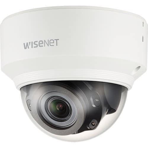 Hanwha XND-8080RV X-Series 5MP IR Indoor Vandal Dome Camera, 3.9-9.4mm Varifocal Lens,