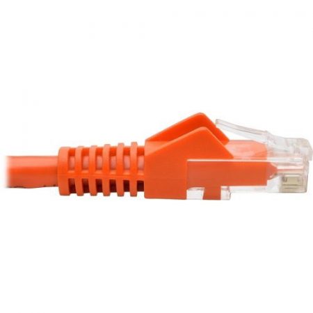 Tripp Lite N201-001-OR CAT6 Snagless Molded Gigabit Ethernet Cable, UTP, RJ45 M/M, 1' (30.5cm), - Image 4