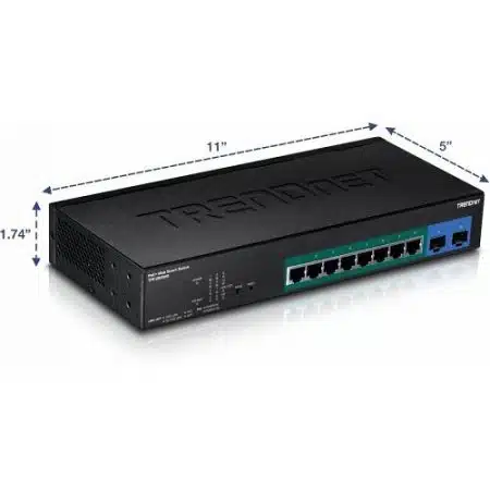 TRENDnet TPE-082WS 10-Port Gigabit Web Smart PoE+ - Image 4