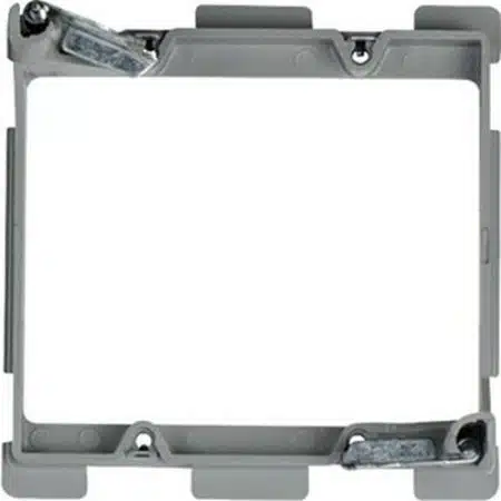 On-Q SLV2W Two-Gang Low-Voltage Swing Bracket with Quick/Click for - Image 2