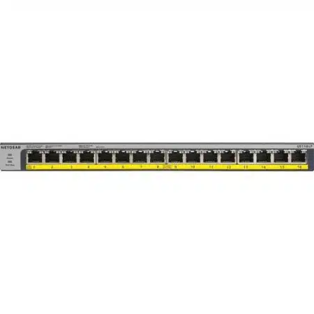 Netgear GS116LP 16-Port Gigabit Ethernet PoE+ Unmanaged Switch with FlexPoE - Image 2