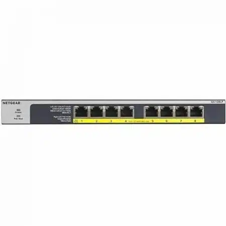Netgear GS108LP 8-Port Gigabit Ethernet PoE+ Unmanaged Switch with FlexPoE - Image 2