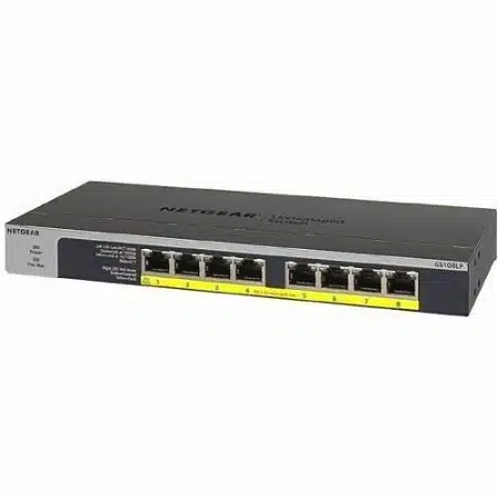 Netgear GS108LP 8-Port Gigabit Ethernet PoE+ Unmanaged Switch with FlexPoE - Image 3