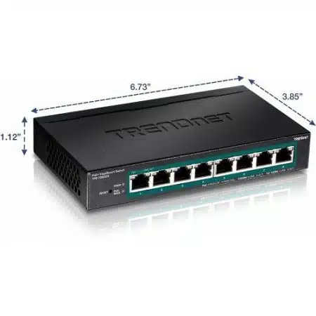 TRENDnet TPE-TG82ES 8-Port Gigabit EdgeSmart PoE+ Switch, - Image 3
