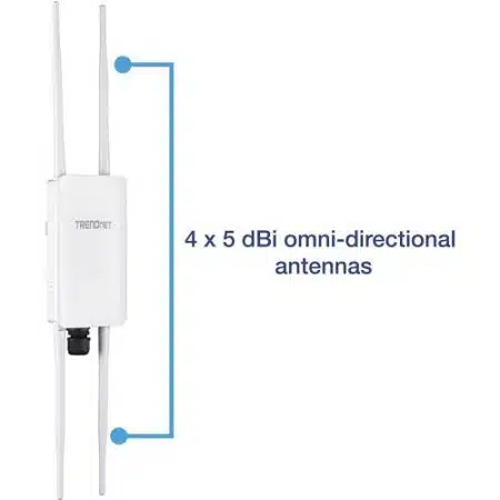 TRENDnet TEW-841APBO dBi Wireless AC1300 Outdoor PoE+ Omni-Directional Access - Image 3