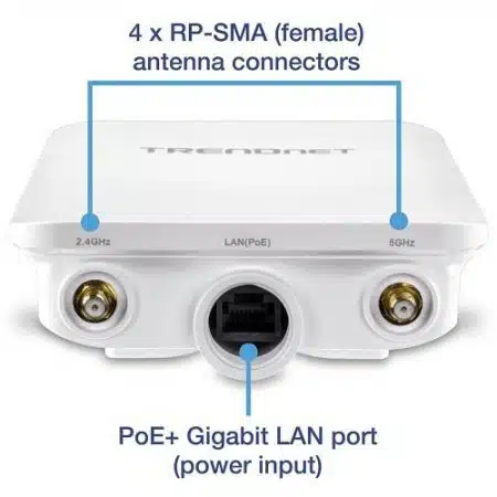 TRENDnet TEW-841APBO dBi Wireless AC1300 Outdoor PoE+ Omni-Directional Access - Image 5