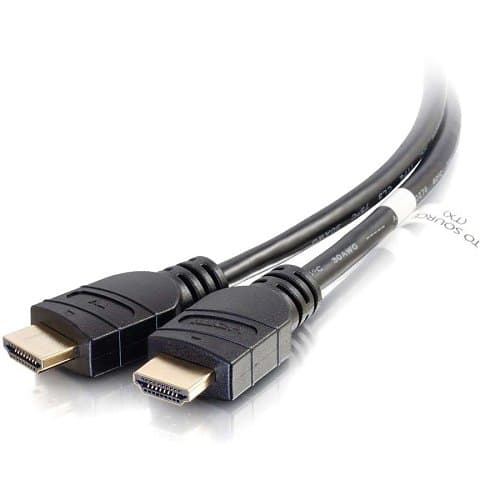 C2G CG41414 Active High Speed HDMI Cable 4K 60Hz, In-Wall, CL3-Rated, 35'