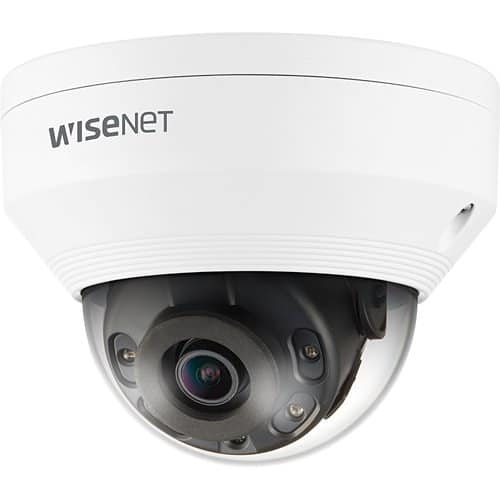Hanwha QNV-6012R1 Q-Series 2MP IR Vandal Dome Camera, 2.8mm Fixed Lens, 0.03 Lux,