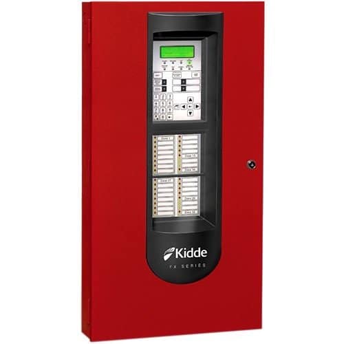 Kidde FX-1000 FX-Series 4-Loop Intelligent Addressable Fire Alarm System with One 250-Point Loop Installed, 1,000 Point Capacity, NACs and Surface Mount Enclosure,