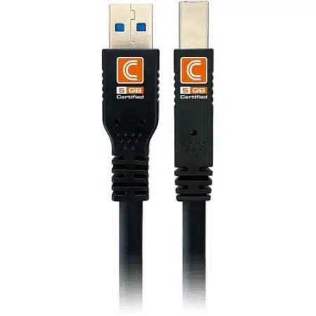 Comprehensive USB5G-AB-3PROBLK Pro AV/IT Integrator Series Ultra-Flexible USB 3.0 5G Male to Male Cable, - Image 2