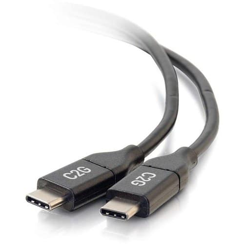 C2G CG28829 USB-C to 2.0 Male to Male Cable (5A), 10'