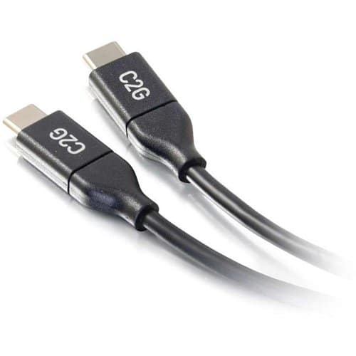 C2G CG28829 USB-C to 2.0 Male to Male Cable (5A), 10' - Image 2