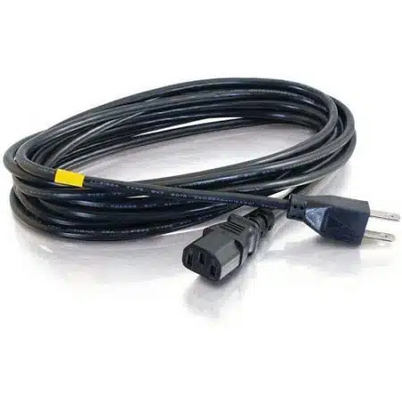C2G CG29925 16 AWG Universal Power Cord, NEMA 5-15P to IEC320C13, TAA Compliant, 2' - Image 2