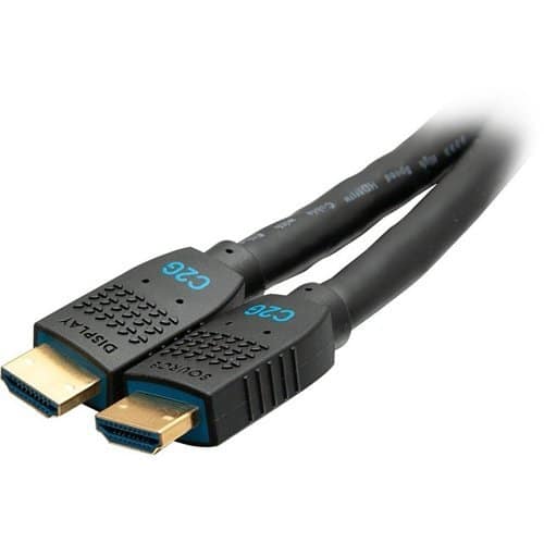 C2G C2G10380 Performance Series Ultra Flexible High Speed HDMI Cable, 4K 60Hz In-Wall, CMG (FT4) Rated, 15' (4.6m),