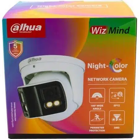 Dahua DH-IPC-PDW5849-A180-E2-ASTE Pro-Series x 4MP Enhanced Night Color Dual-Lens Panoramic Turret (Eyeball) IP Camera, 3.6mm Fixed Lens, - Image 2