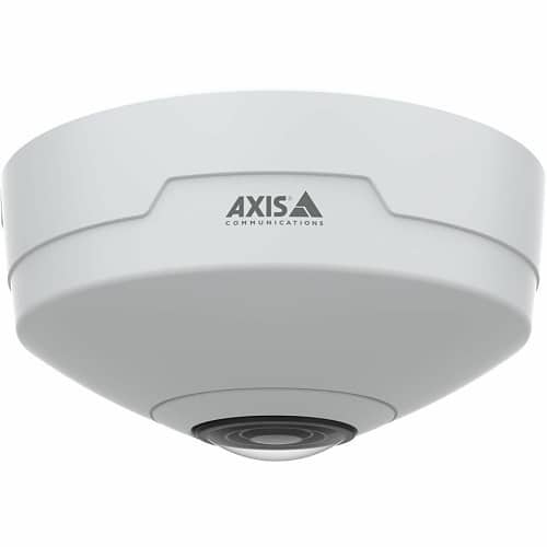 AXIS M4327-P 6MP Indoor Panoramic IP Camera with Deep Learning, 1.1mm Fisheye Lens, White (Replaces