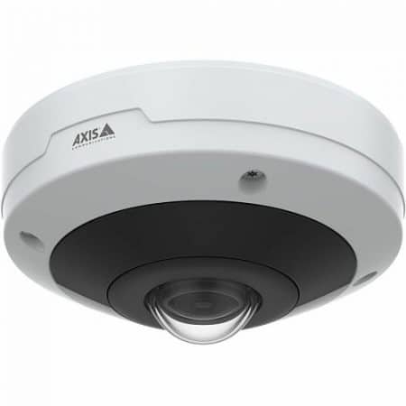 AXIS M4318-PLVE 12MP Outdoor IR Panoramic Mini Dome IP Camera, 1.3mm Fixed Lens, White (Replaces