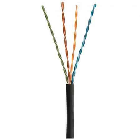 Essex U6500-004-RBK2 CAT6 CMR UTP Cable, 500MHz,