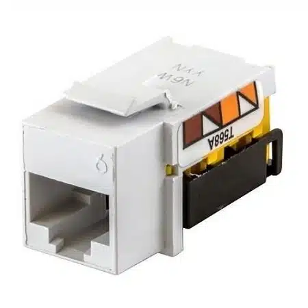 Hubbell NSJ6W netSELECT CAT6 Jack, up to 5GBASE-T, 802.3bt PoE, - Image 2