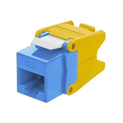 Hubbell NSJU6AB netSELECT CAT6A Jack with Cobra-Lock