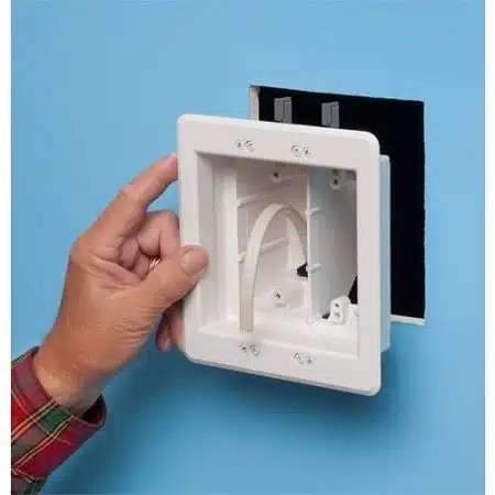 Arlington TVBU505 Two-Gang Recessed TV Box, - Image 3