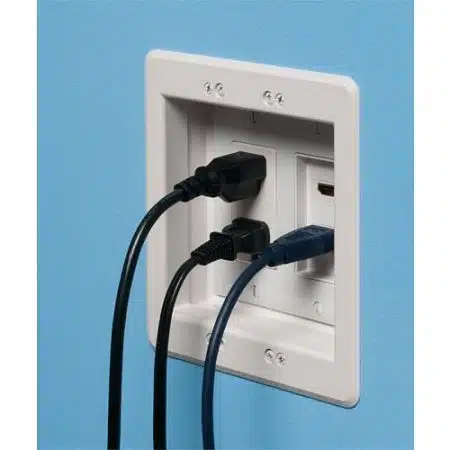 Arlington TVBU505 Two-Gang Recessed TV Box, - Image 4
