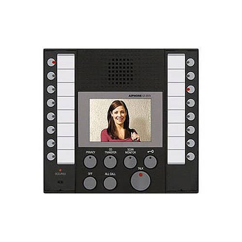 Aiphone AX-8MV Audio/Video Master with Buttons for up to 8-Masters Stations and 8-Doors or Sub Stations,