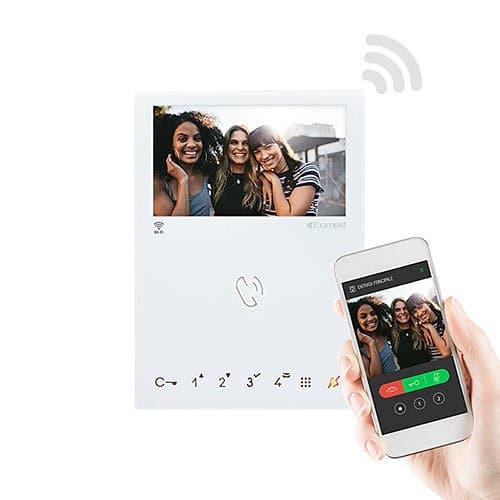 Comelit EX-7000HW Mini Wi-Fi Video Door Phone Monitor, Handsfree,