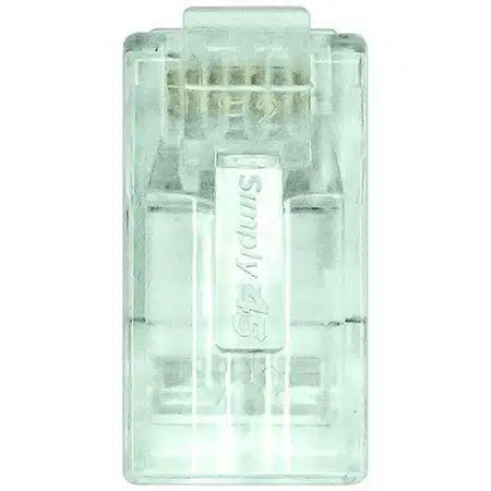 Simply45 S45-1601P Pro Series CAT6 Unshielded, Pass-Through RJ45 with Cap45, Clamshell - Image 4