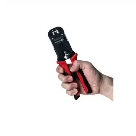 Simply45 S45-C100 RJ45 Crimp Tool Pass Through, Unshielded and Internal Ground - Image 4