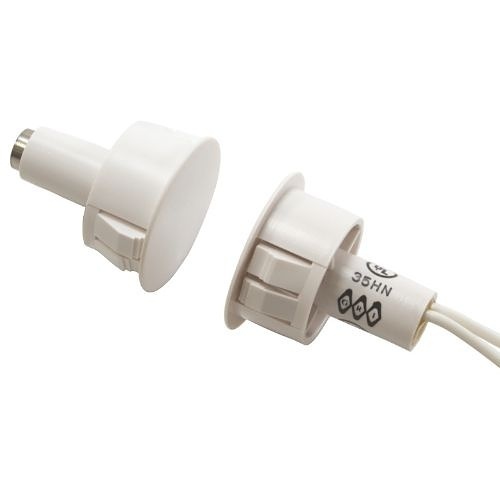 GRI 190-12-B 3/4" Steel Door Recessed Switch Set, Standard Gap, 5W, 175VDC, 0.25 Amp, Open/Closed SPDT, C,