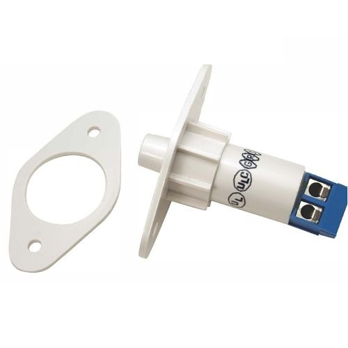 GRI PBF-100T 3/4" Diameter 1 1/2" Push Button Switch with Flange and Terminal, 10W, 200VDC, 0.50A, Closed Loop, N/O, A,