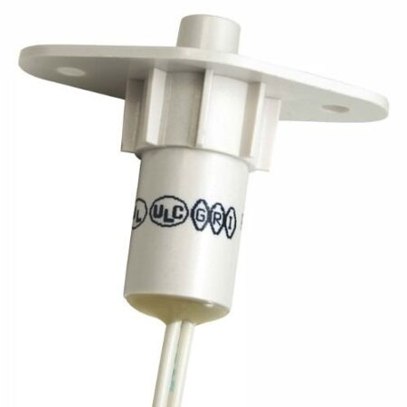 GRI PBF-100 3/4" Diameter 1 1/2" Push Button Switch with Flange, 10W, 200VDC, 0.50 Amp, Closed Loop, N/O, A,