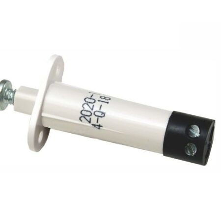 GRI PBF-2020-T 3/8" Diameter Push Button Plunger Switch with Flange and Terminals, 10W, 200VDC, 0.50A, Closed Loop, N/O, A,