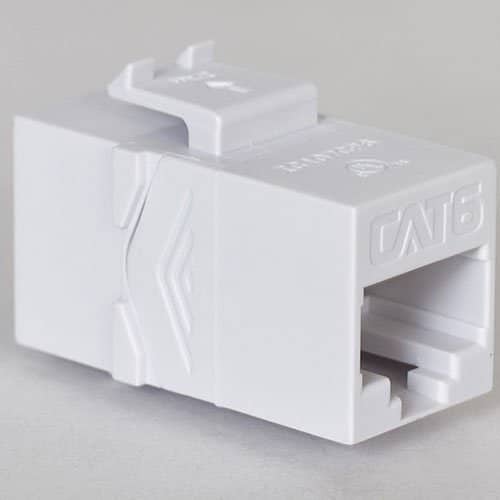 ICC IC107CP6WH CAT6 RJ45 Keystone Coupler, HD Style, - Image 2