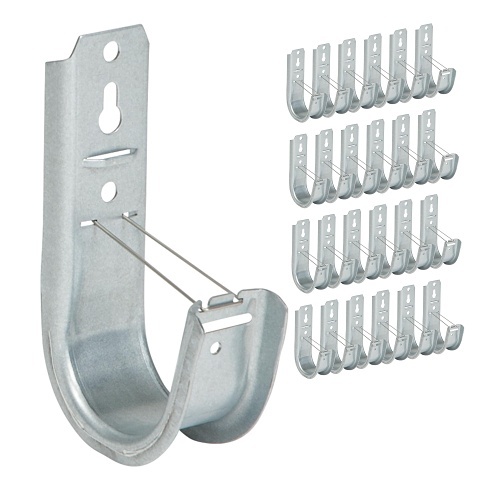 ICC ICCMSJHK44 2" Wall-Mount J-Hook, 25-Pack