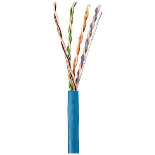 Proterial Cable 30237-8-WH2 CAT6 XS Plenum Cable, 24/4 Solid BC, Unshielded, UTP, CMP, FT6, 1000' (304.8m) Reelex Box,