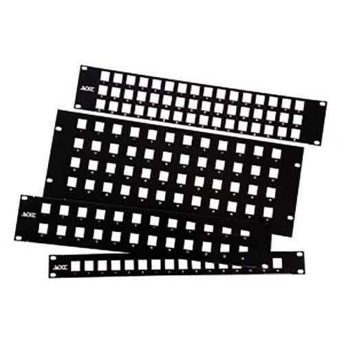 OCC AK48H Rack Mount Field Configurable Patch Panel, KMJ, 48-Port, High-Density