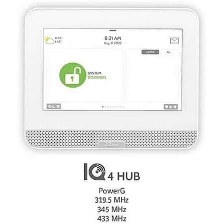 Qolsys IQPH052 Verizon IQ4 Hub 345 MHz, Whole Home Hub with 7"