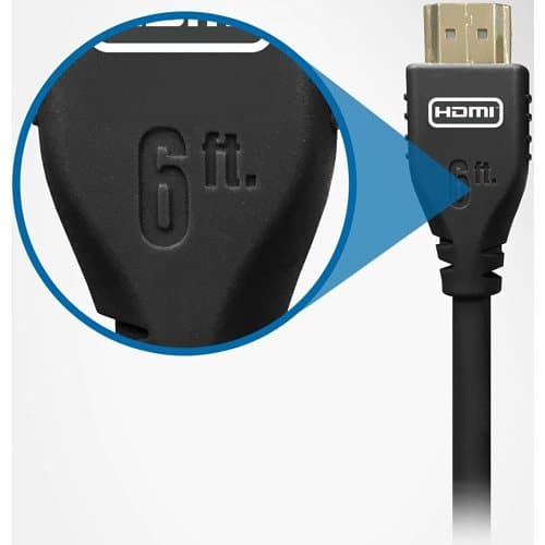 Comprehensive MHD48G-6PROBLK 6' MicroFlex Pro AV/IT Integrator Series Certified Ultra High Speed 8K 48G HDMI Cable with ProGrip, Jet - Image 4
